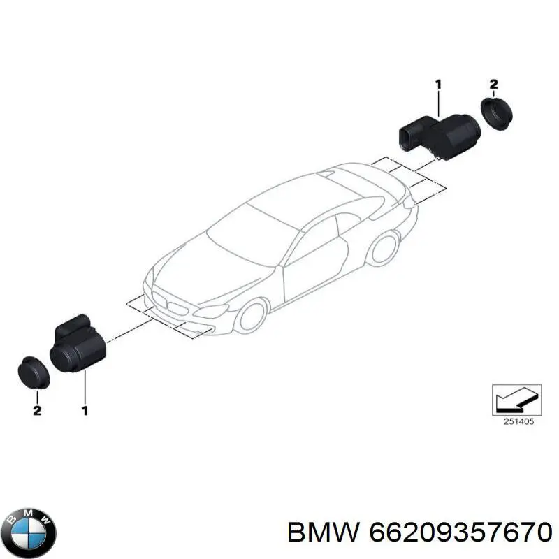  BMW 66209357670 ціна, від 261.30 USD