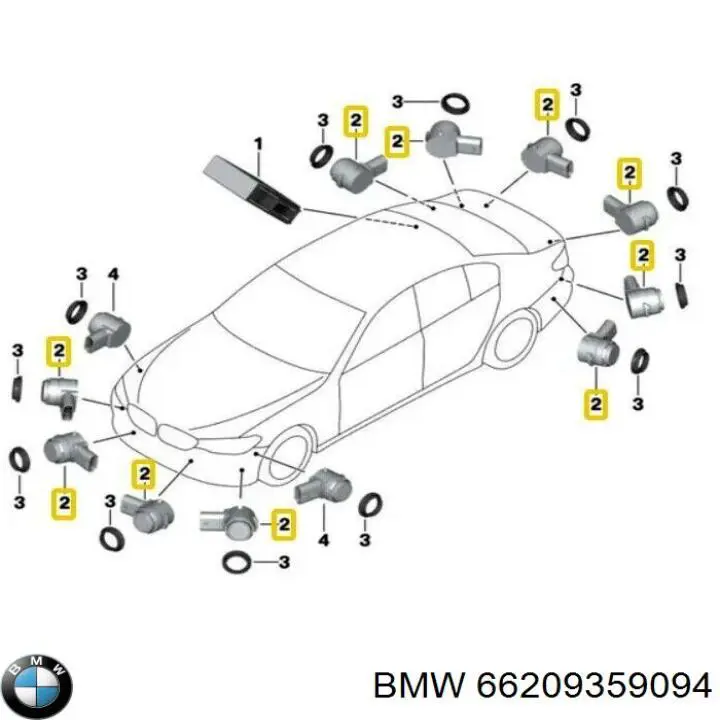  BMW 66209359094 ціна, від 248.99 USD