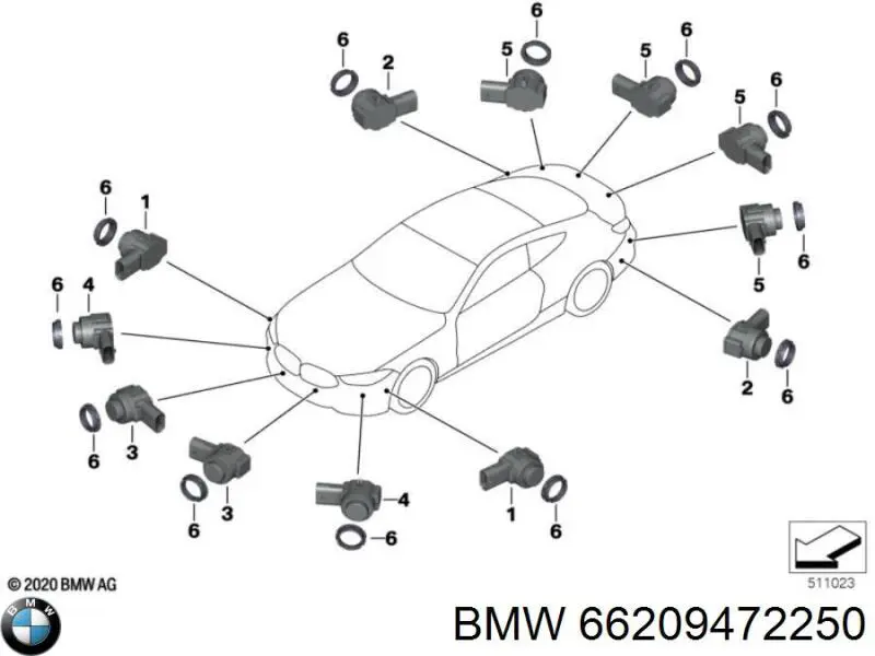  BMW 66209472250 ціна, від 40.15 USD