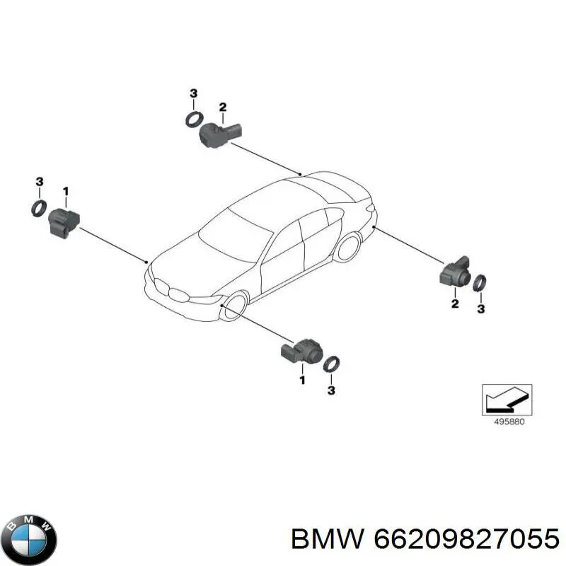  BMW 66209827055 ціна, від 39.53 USD
