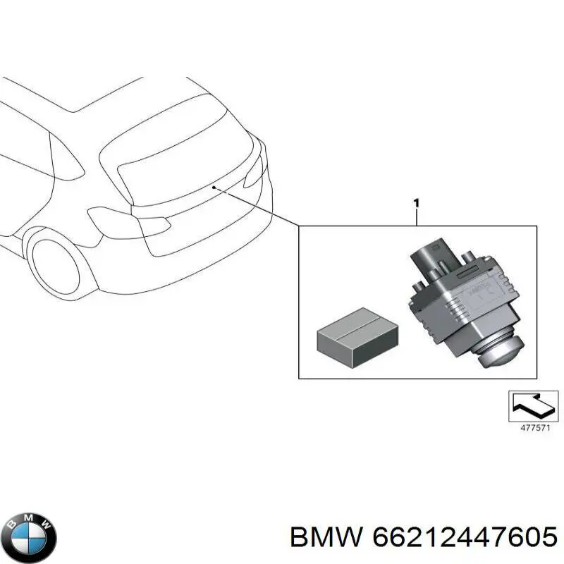  BMW 66212447605 ціна, від 692.08 USD