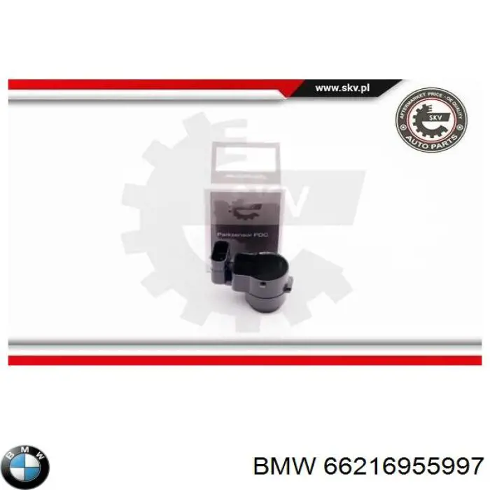 Сигналізація світлова (знак автопоїзда) BMW 66216955997 ціна, від 17.02 USD
