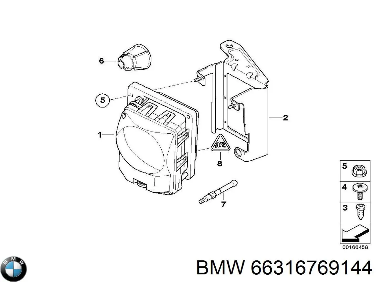  BMW 66316768706 ціна, від 209.04 USD