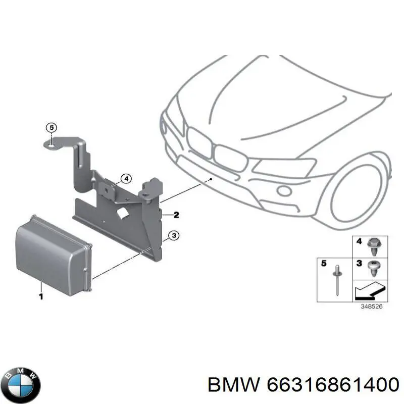 66316861400 BMW 