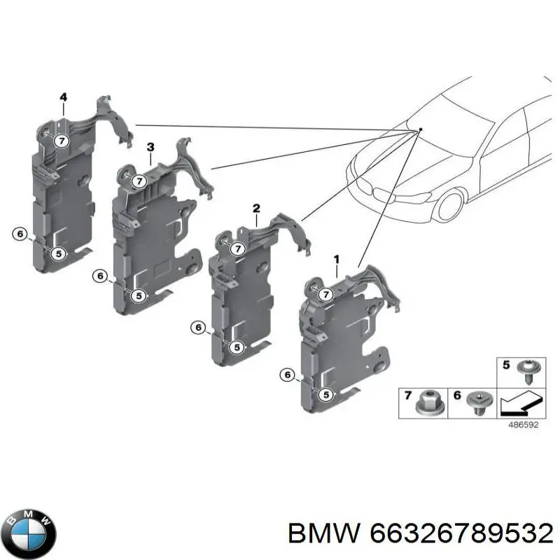  BMW 66326789532