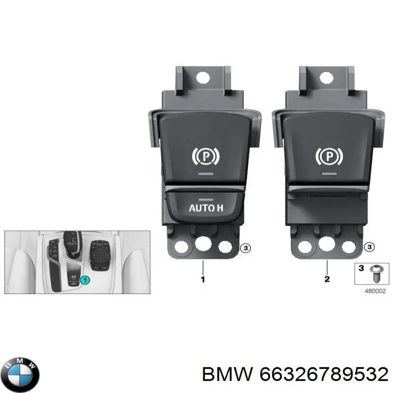 Купити 66326789532 BMW 