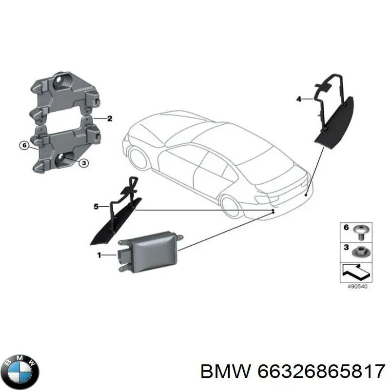  BMW 66326868627 ціна, від 126.69 USD