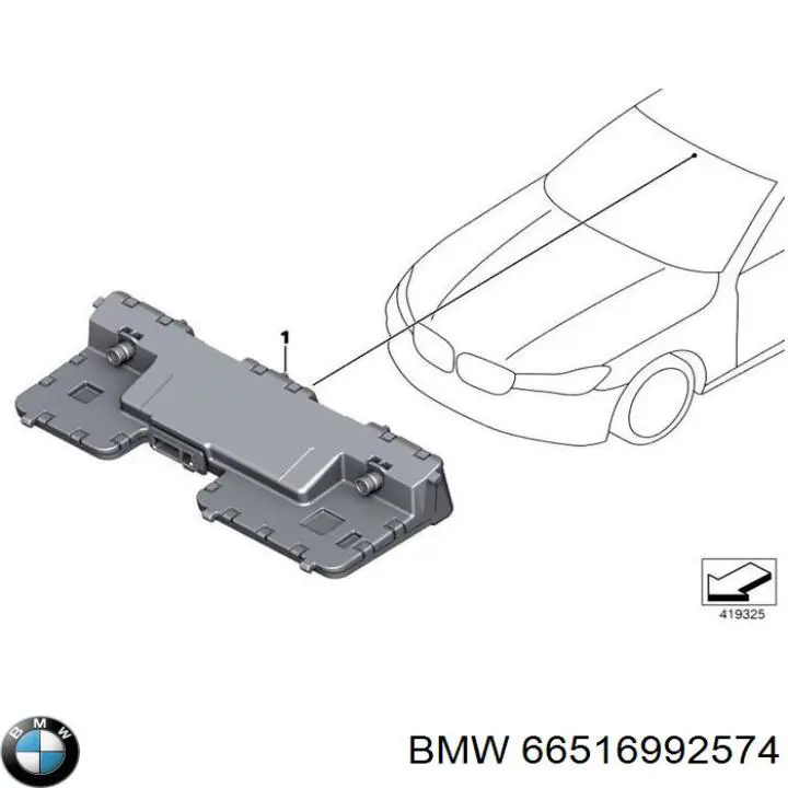 BMW 66516992574 ціна, від 266.00 USD