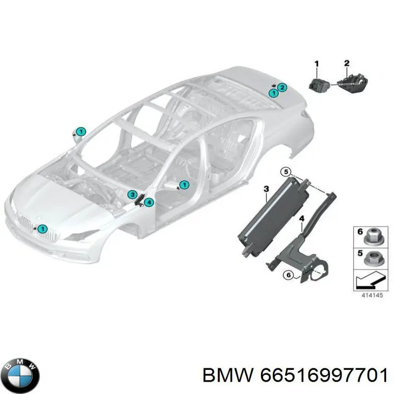 Купити 66516997701 BMW 