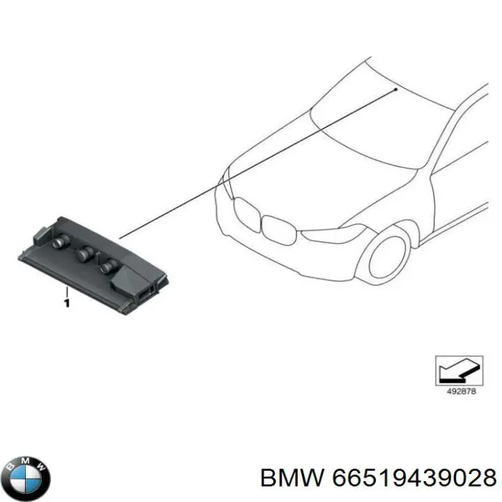  BMW 66517911468 ціна, від 152.03 USD
