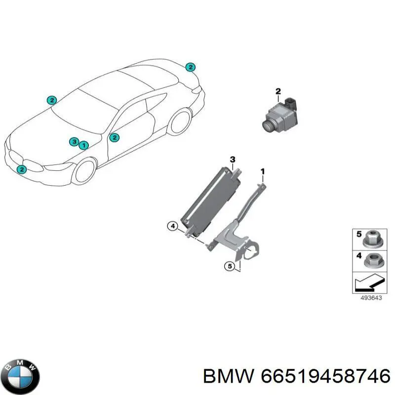  BMW 66519458746 ціна, від 475.10 USD