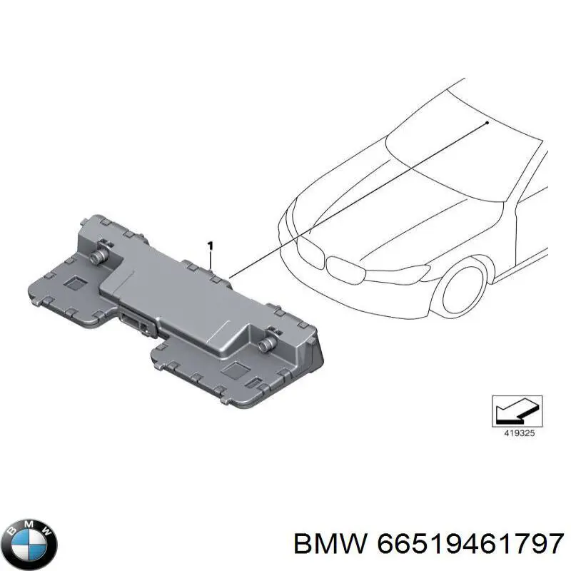 Купити 66519461797 BMW Камера системи забезпечення видимості