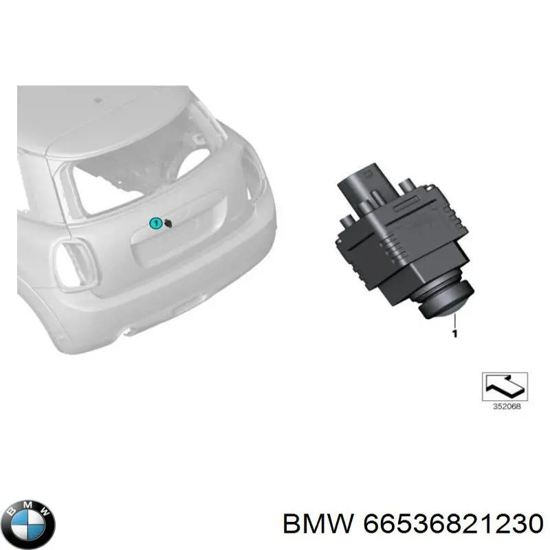 Купити 66539365048 BMW Камера системи забезпечення видимості
