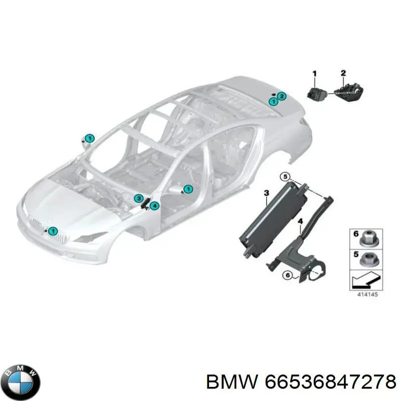 Купити 66536847278 BMW Камера системи забезпечення видимості