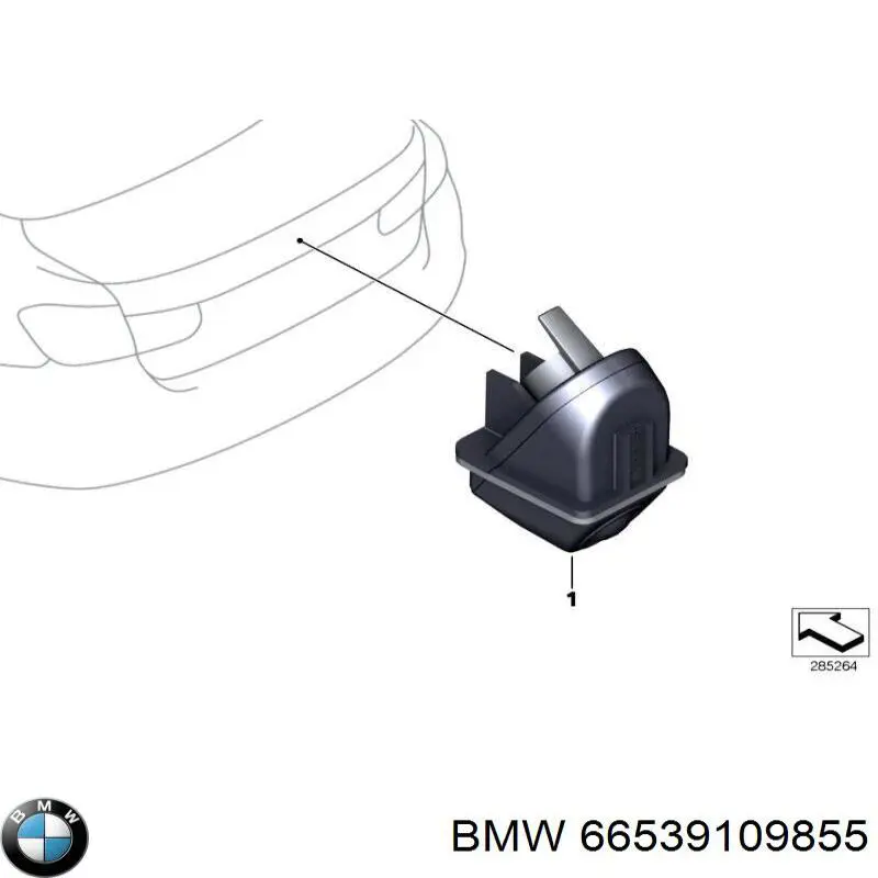 Камера системи забезпечення видимості BMW 66539109855 ціна, від 155.04 USD