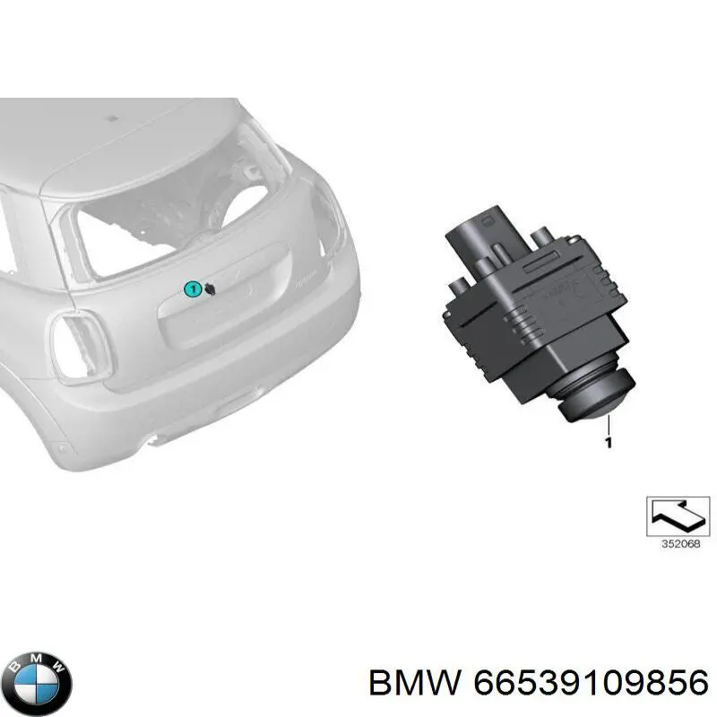 Купити 66539109856 BMW Камера системи забезпечення видимості