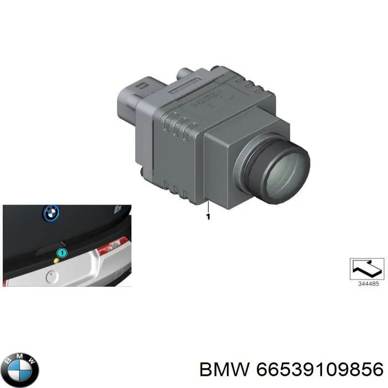 Камера системи забезпечення видимості BMW 66539472923 ціна, від 169.33 USD