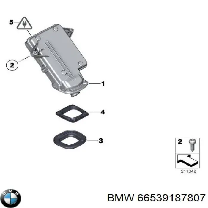  BMW 66539187807 ціна, від 71.84 USD