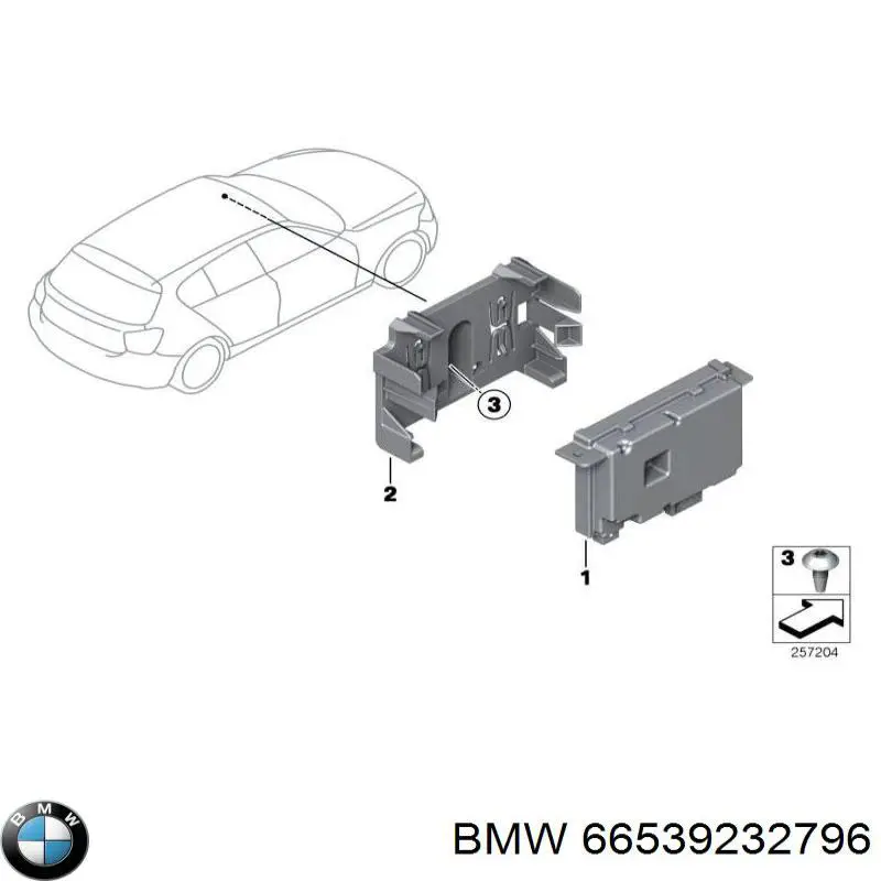  BMW 66539232796 ціна, від 7.99 USD