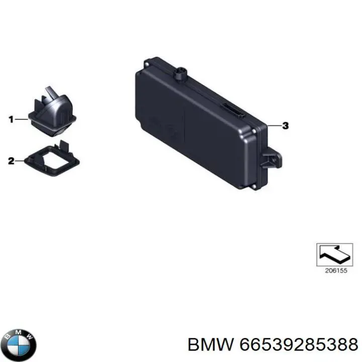 Купити 66539291385 BMW Модуль керування камерою
