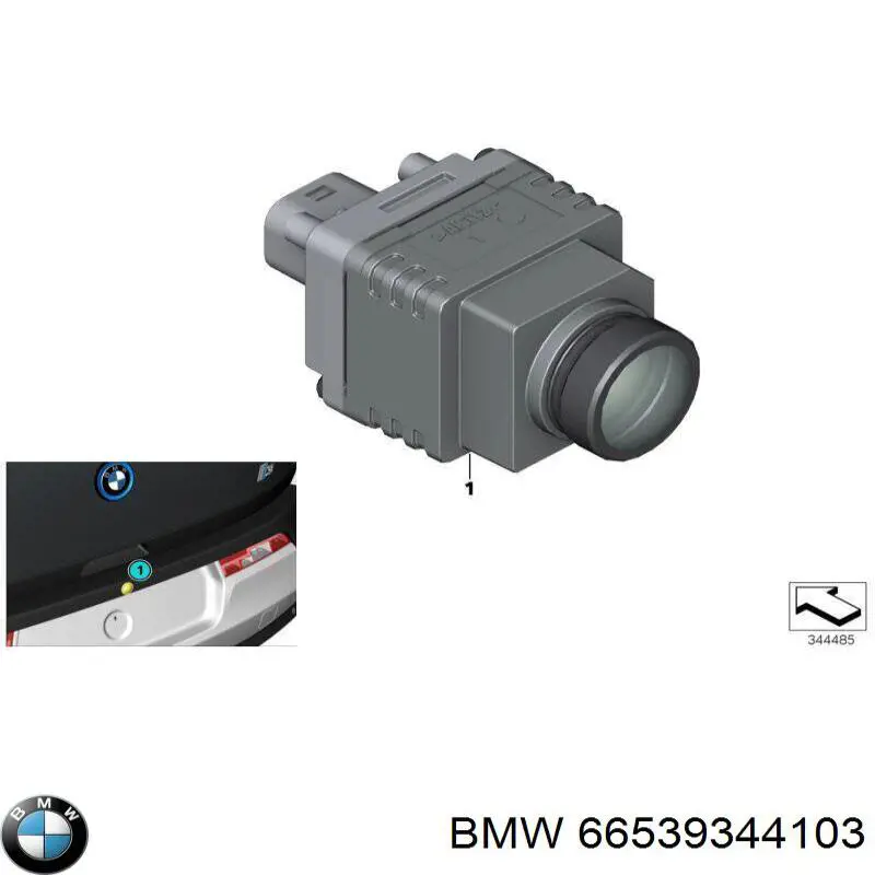 Купити 66539344103 BMW Камера системи забезпечення видимості