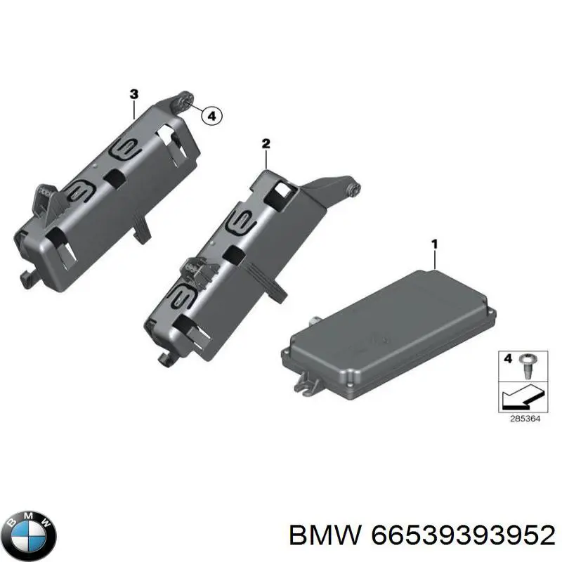 Модуль керування камерою 66539267919 BMW