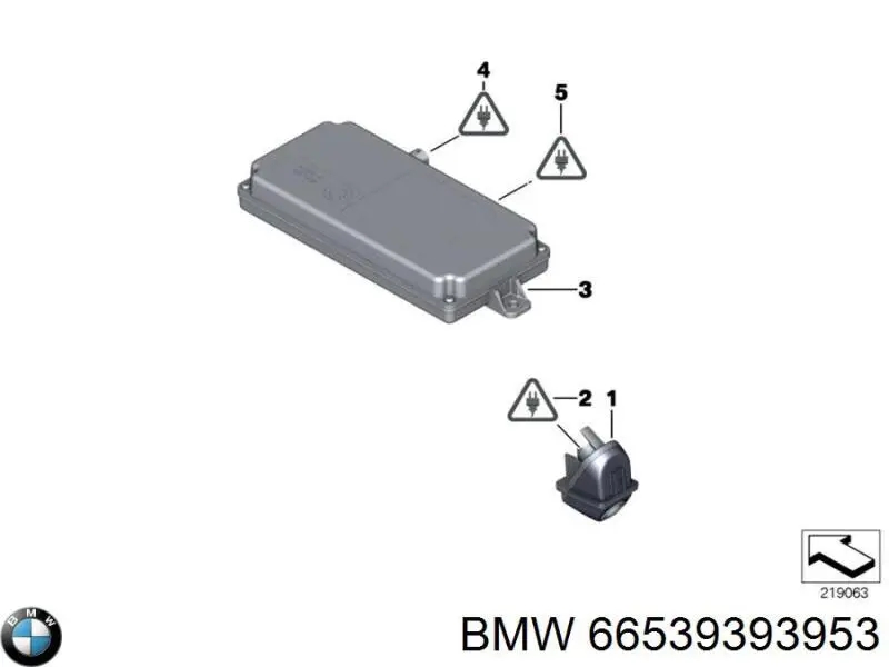 Купити 66539393953 BMW Модуль керування камерою