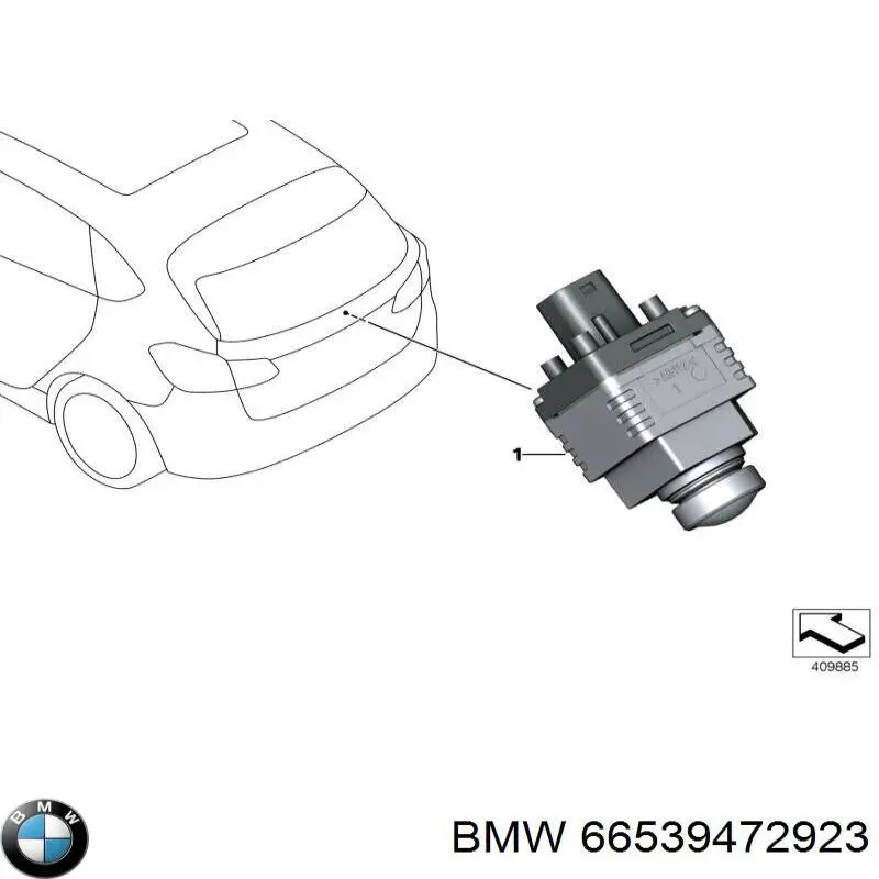 Купити 66539472923 BMW Камера системи забезпечення видимості