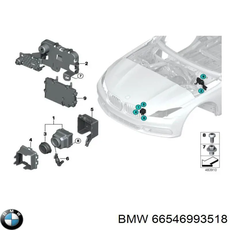  BMW 66549493329 ціна, від 372.61 USD