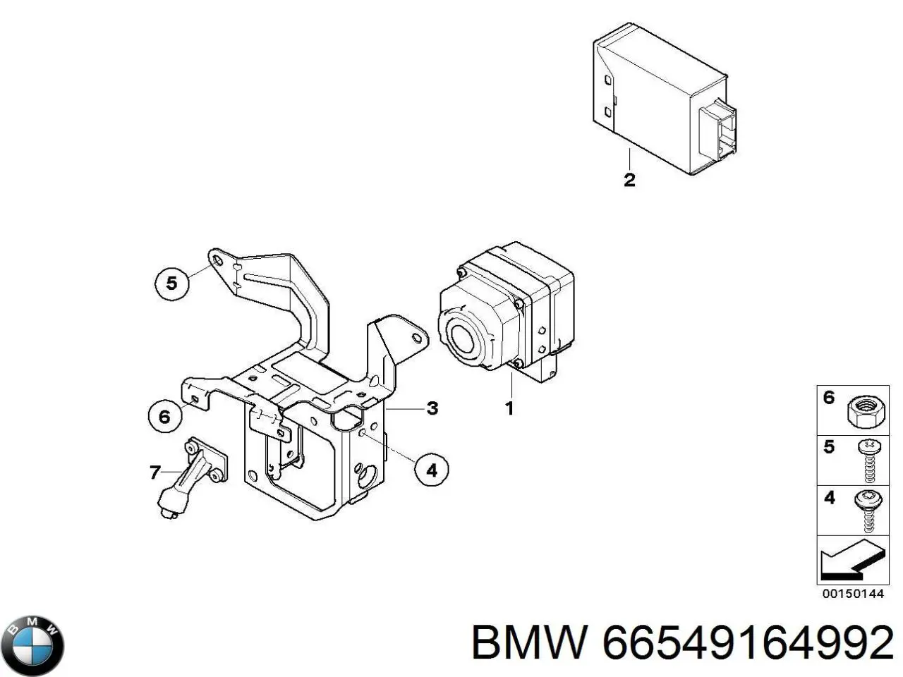 Модуль керування камерою BMW 66549164992 ціна, від 509.96 USD