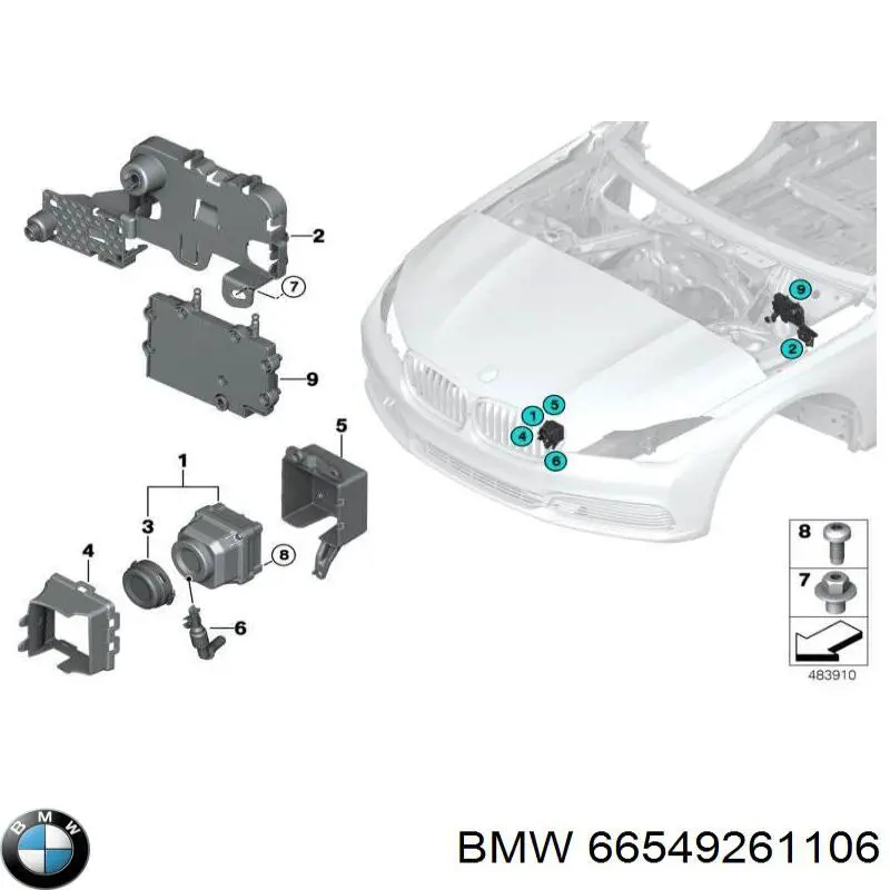  BMW 66549261106 ціна, від 604.13 USD