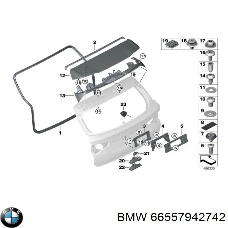Камера системи забезпечення видимості BMW 66557942742 ціна, від 76.00 USD