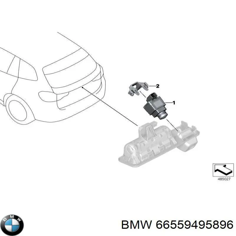 66559495896 BMW Камера заднього виду