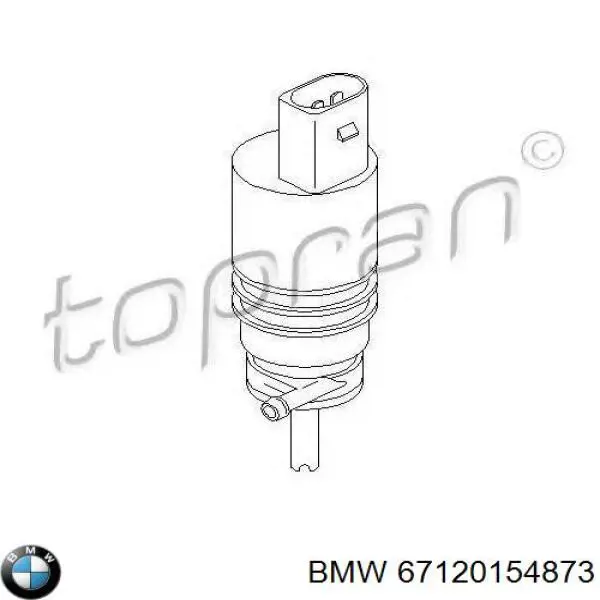 Моторчик омивача 67120154873 BMW