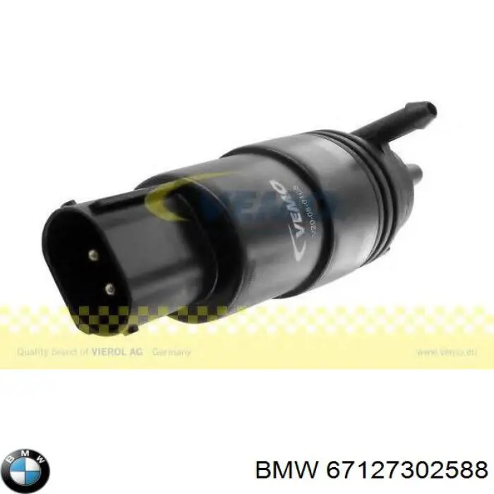 67127302588 BMW насос-двигун омивача скла, переднього