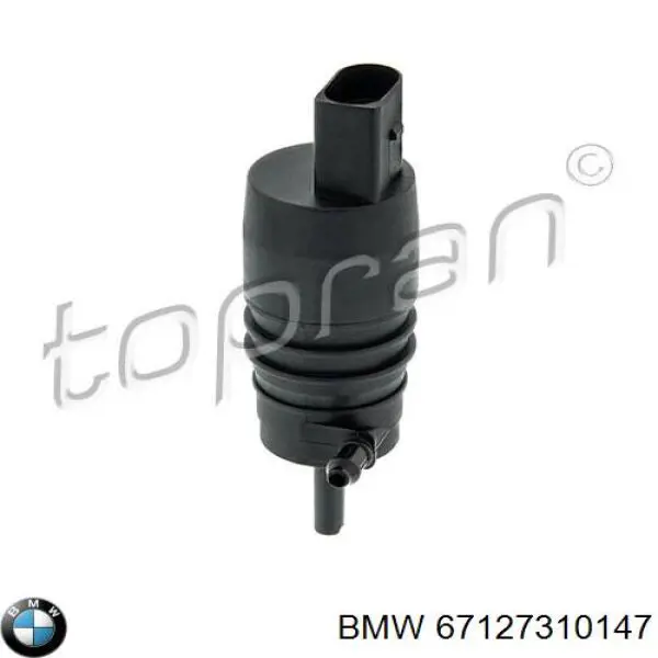 Насос-двигун омивача скла, переднього 67127310147 BMW