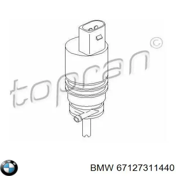 67127311440 BMW Мотор омивача