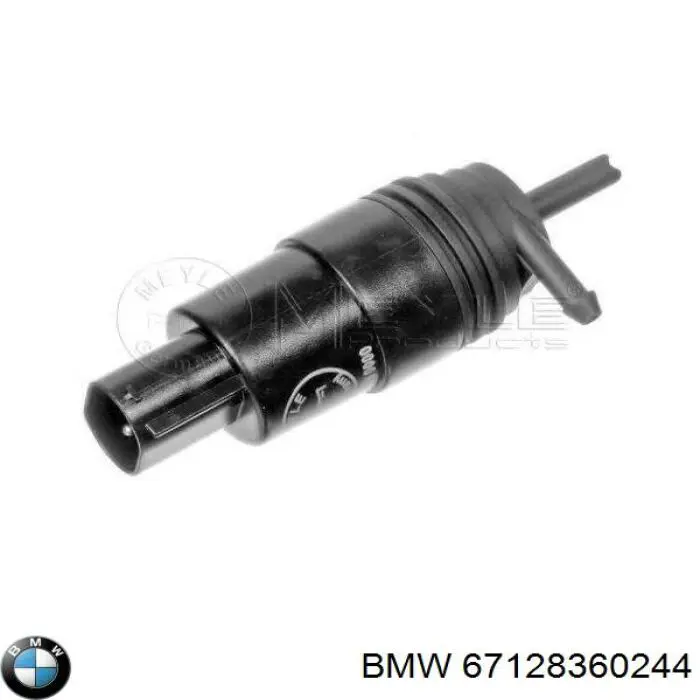 Насос-двигун омивача скла, переднього 67128360244 BMW