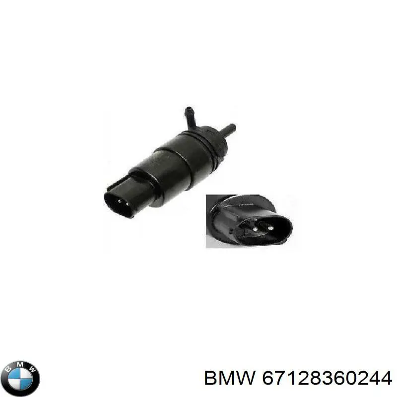 Купити 67128360244 BMW Мотор омивача лобового скла