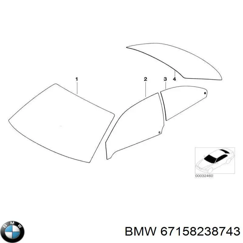 Купити 67158238743 BMW 