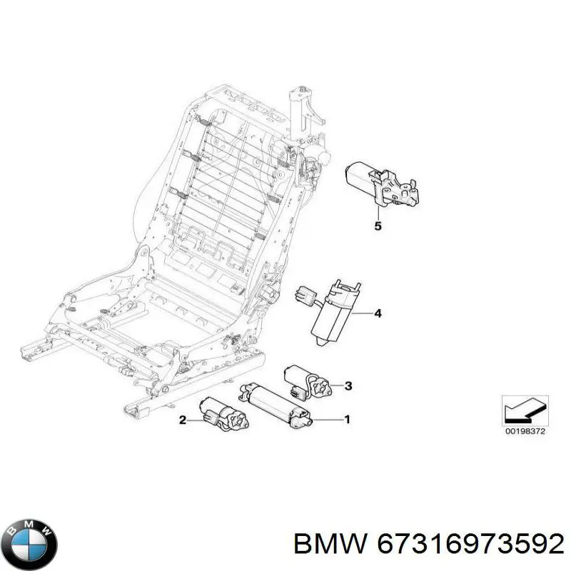  BMW 67316973592 ціна, від 25.40 USD