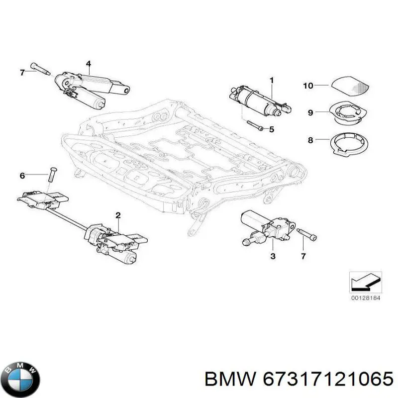 Радіатор кондиціонера 61218380281 BMW