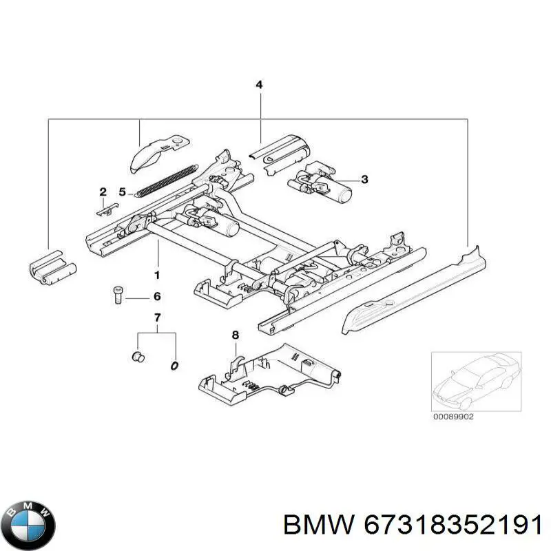 BMW 67318352191 ціна, від 310.73 USD