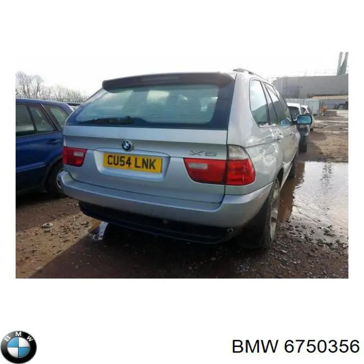 6750356 BMW Пневмоподушка/пневморессора моста заднього