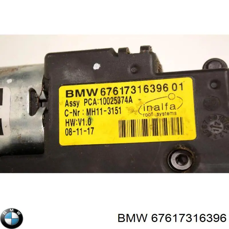 Двигун приводу люка 67617316396 BMW