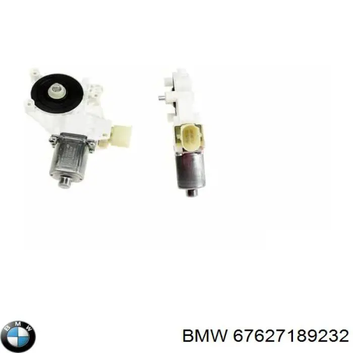 67627189232 BMW Мотор склопідйомника водійських дверей