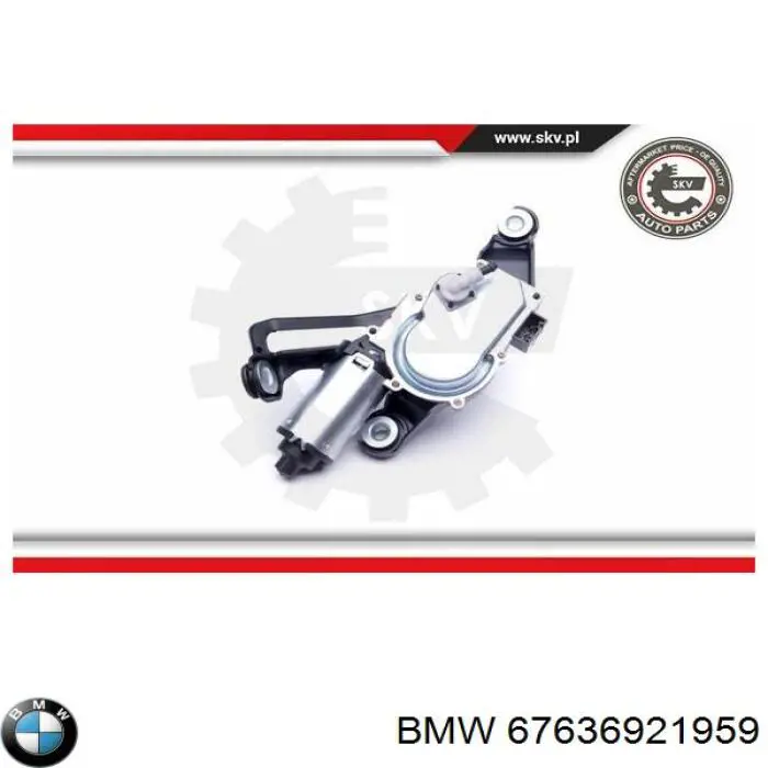 Склоочисник дверей задка BMW 67636921959 ціна, від 57.00 USD