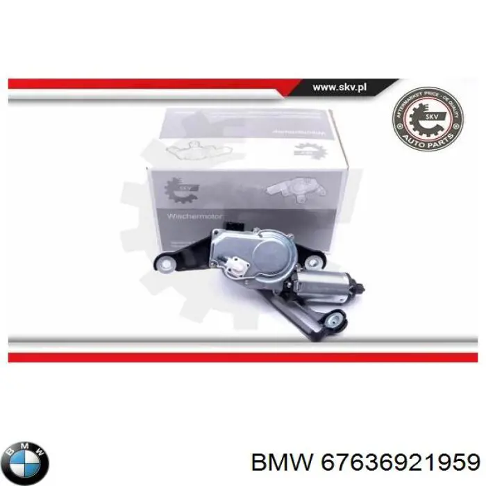 Купити 67636921959 BMW Двигун склоочисника заднього скла