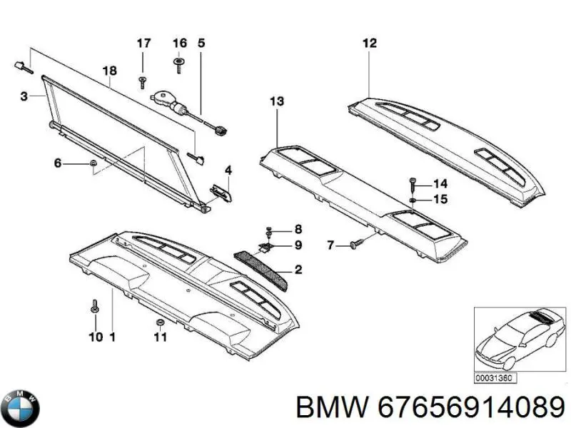  BMW 67656914089 ціна, від 76.02 USD