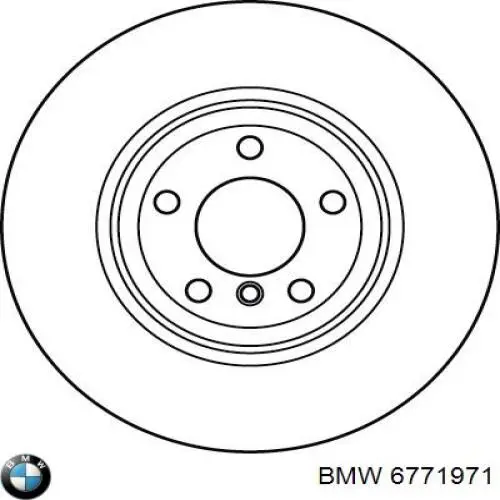 Гальмівні диски 6771971 BMW